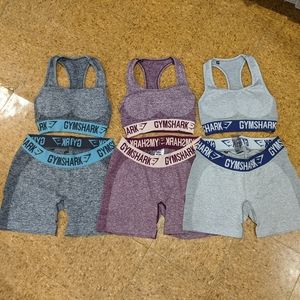 S/M bundle Gymshark Flex bras, shorts